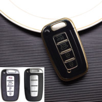 Pour KIA SILICE GEL voiture clé étui sac housse