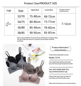 Soutien-gorge ajustable prêt-à-porter avec dentelle Segy pour femme, soutien supérieur et modelage pour prévenir la chute des seins, lingerie féminine - Product Image 6