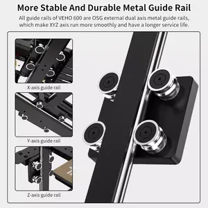 เครื่องพิมพ์สามมิติ Tronxy VEHO 600 รุ่นใหม่ปี 2022 แกน Z คู่ ขนาดการพิมพ์ 600*600*600 มม. หน้าจอสัมผัสสีสันสดใสขนาด 3.5 นิ้ว เครื่องพิมพ์สามมิติแบบ FDM - Product Image 5