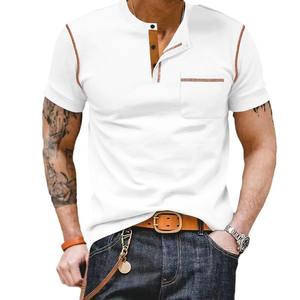 Polo para Hombre de Manga Corta, Transpirable, con Bolsillo, Tela Delgada, Ropa Casual, Tallas Grandes Disponibles - Product Image 4