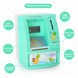 Hotsale Electronic Atm Piggy, Bank Kids Atm Piggy Bank Money Safe Box/