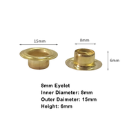 Œillets en fer LIUDU à prix d'usine pour machine à poinçonner (5,5 mm-12 mm) certifiés gris/argent/or, garantie 1 an