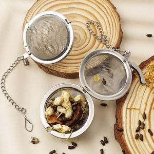 Forma di cuore sfuso tè infusore palla in acciaio inox amore maglia Fine tè caldo infusore palla filtro per tè - Product Image 3