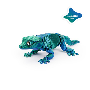 Lézard imprimé en 3D avec queue mobile, modèle d'animal articulé, ornement de bureau créatif unique, décoration pour la maison et le bureau - Product Image 4