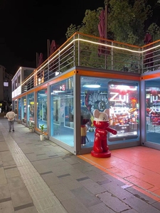 DYCE3 <span class=keywords><strong>Maison</strong></span> conteneur à double étage, économique, de luxe, bien conçue, avec terrasse, en kit, pour bureau moderne ou magasin, avec porte de sécurité en acier - Product Image 3