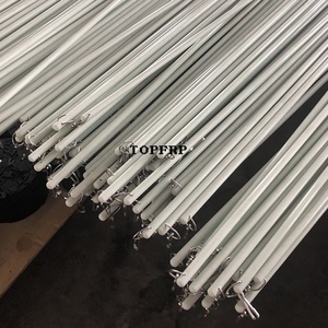 High Quality Fiberglass Baton Curtain Wand Fiber Pull <b>Rod</b> with Metal Ring - Product Image 2