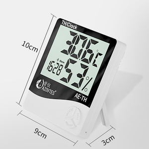 Termômetro e Higrômetro Digital com Grande Display LCD para Medição de Temperatura e Umidade Interna/Externa - Product Image 4
