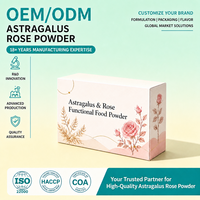 Poudre d'Astragale et de Rose OEM ODM Marque Privée Vente en Gros Extrait de Jujube et de Soja Collagène Pétales de Rose pour le Quotidien des Femmes