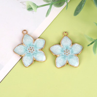 Accessoires DIY style Ins : Pendentif, Fleur nacrée classique à cinq pétales, Boucles d'oreilles, Porte-clés, Bracelet