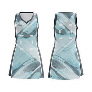 Custom Netball Uniform Dress with Team Names and Number Prints - Product Image 1