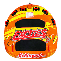 Bateau gonflable rotatif à 3 places B&Y BY-9020 en PVC pour moins de 5 passagers