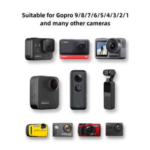 Caméra d'extérieur étanche 20-en-1 pour <span class=keywords><strong>GoPro</strong></span> Hero 9 <span class=keywords><strong>8</strong></span> 7 6 5 4 3 2 1 - Product Image 6