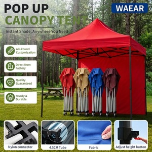 Tente de camping extérieure imperméable pour la famille, abri portable pour le camping, les sports et les activités de plein air - Toutes saisons, robuste, triple - Product Image 1