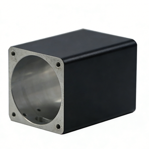 Custom Factory High Quality Aluminum Billet Machining Precision CNC Milling Black Anodized Aluminum Alloy 6061 <b>Shell</b> Parts - Product Image 1