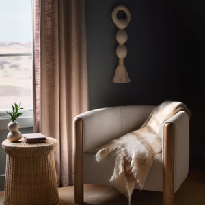 Tapiz decorativo de esfericidad de algodón hecho a mano moderno, decoración colgante de pared de macramé, colgantes de pared artísticos para cabecero de dormitorio - Product Image 4