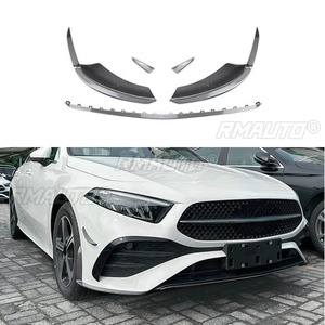 ลิ้นกันชนหน้าสำหรับรถเบนซ์ A-Class W177 A180 A200 A35 AMG สำหรับเบนซ์ A-Class W177 A180 A200 A35 AMG 2023+ ชุดแต่งดิฟฟิวเซอร์ - Product Image 3