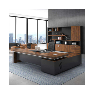 مكتب مديري حديث على شكل حرف L من DIOUSNEW، مكتب تنفيذي كبير للرئيس التنفيذي - Product Image 6