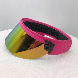 <span class=keywords><strong>Gorra</strong></span> con Visera Ajustable para <span class=keywords><strong>Mujer</strong></span> con Protección UV, Logotipo Personalizado, <span class=keywords><strong>Gorra</strong></span> de Sol Lisa para Hombre para Golf, <span class=keywords><strong>Tenis</strong></span>, Playa y Deportes - Nuevas Viseras de PVC - Product Image 4