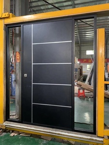 Porte Interne in Acciaio Personalizzate, Porte di Sicurezza Antifurto per Villa, Porte a Battente Frontali Prodotte in Cina - Product Image 3