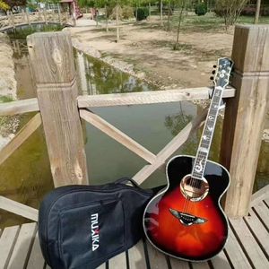 <span class=keywords><strong>Guitare</strong></span> acoustique CHWOCHI Kawoki Eagle Series 42 pouces C20, <span class=keywords><strong>guitare</strong></span> folk haut de gamme à table massive - Product Image 6