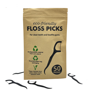 Umweltfreundlicher 100% Kompostierbarer PLA Zahnseide-Stick Veganer Zahnseide-Picker - Product Image 3