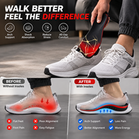 Semelles orthopédiques de performance pour hommes et femmes, soutien de la voûte plantaire, absorption des chocs, inserts de chaussures pour la course, l'entraînement, la randonnée et le travail