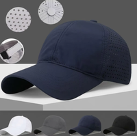 Casquette de baseball respirante en maille à 6 panneaux avec logo personnalisé de haute qualité pour hommes, casquette de camionneur, casquette bec de canard en gros