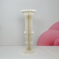 CDOR Présentoir pliable en papier, colonne romaine ronde, pour vitrine, scène de fête, table de desserts de mariage, support à gâteaux, présentation d'événements