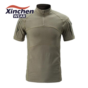 Tùy chỉnh thể thao ngoài trời CS đào tạo Camo ếch chiến thuật Ngắn Tay Áo polo t Áo sơ mi - Product Image 3