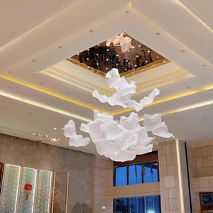 Grande <span class=keywords><strong>Lampadario</strong></span> di Lusso Personalizzato in Cristallo per Scale, Hall di Hotel, Ristoranti, Moderno <span class=keywords><strong>Lampadario</strong></span> <span class=keywords><strong>a</strong></span> <span class=keywords><strong>Sospensione</strong></span> - Product Image 4