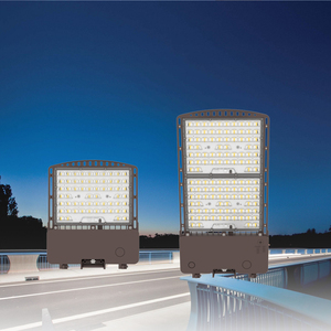 Carcasa de aluminio impermeable UL DLC Calificado 100W a 400W Área de luz Potencia CCT Accesorio de calle seleccionable - Product Image 1