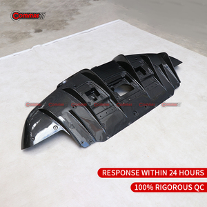 ลิ้นดิฟฟิวเซอร์หลังคาร์บอนไฟเบอร์แห้งคุณภาพเยี่ยม สไตล์ OEM สำหรับ Ferrari F8  ลิ้นกันชนหลัง สปอยเลอร์  สำหรับตกแต่งรถยนต์ - Product Image 5