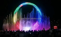 Big O Stylish Dancing Water Show Piscina decorativa al aire libre Estanque DMX512 Fuente DE MÚSICA