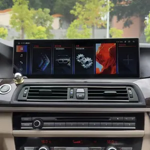 Stereo layar mobil Android 12, pemutar Radio Multimedia mobil Seri 5 f10 2011-2017 navigasi mobil 8 Core