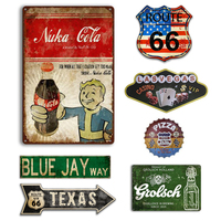 Kirsite métal signe vintage garage affiche décorative rétro plaque d'étain plaque personnalisée vintage métal signes étain signe T