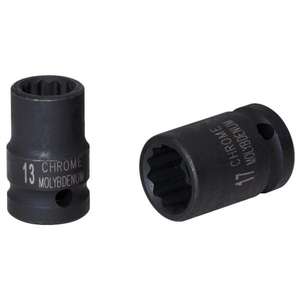 KS TOOLS - 515.1571 3/8'' <b>12</b> <b>point</b> impact <b>socket</b>, short - EAN 4042146557358 IMPACT <b>SOCKETS</b> AND ACCESSORIES - Product Image 1