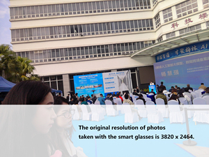 Gafas Inteligentes con Grabación de <span class=keywords><strong>Audio</strong></span>, Traductor Bluetooth, Cámara y Asistente de Voz con IA - Product Image 4