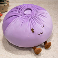 Boneka Plush Lucu Lembut Empuk Penghilang Stres Dekompresi Isi Kapas PP Hiasan Sofa Bantal Plushie