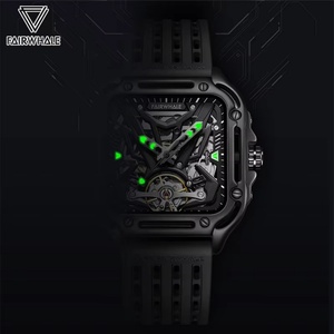 Montres-bracelets pour hommes Mark Fairwhale FW-6530, bracelet en silicone, étanches, mode, mouvement mécanique automatique pour hommes - Product Image 5