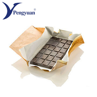 Emballage en aluminium pour chocolat, papier kraft simple face, livraison gratuite