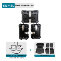 XL750 Support de boîte de montage latéral en acier inoxydable Sacoches latérales en acier au carbone Accessoires de support pour boîtes en aluminium de moto Honda