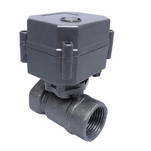 วาล์วบอลอัตโนมัติ COVNA B2Bclearance Sale ขนาด 1/2 นิ้ว 24VDC สแตนเลส SS304 วาล์วบอลไฟฟ้าขนาดเล็กแบบสปริงคืนตัว - Product Image 1