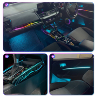 Kit d'éclairage ambiant LED pour voiture KYNCHO pour HONDA CITY, 64 couleurs RGB, contrôle par application Bluetooth, éclairage intérieur automatique Symphony