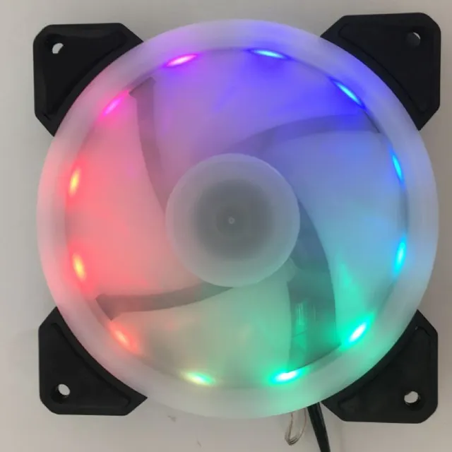 SATE(RGB-78) fabrika OEM özel RGB LED ışıkları ile 120mm RGB oyun fan soğutma yeni ARGB radyatör çok renkli fanlar