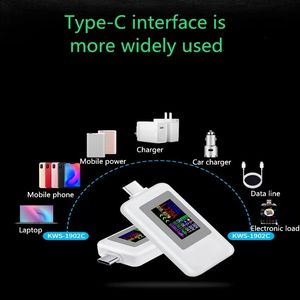 Testador Digital KWS-1902C com Display Colorido USB Tipo-C, Corrente de 0-5A, Tensão de 4-30V, Conector para Carregador de <span class=keywords><strong>Power</strong></span> <span class=keywords><strong>Bank</strong></span> - Product Image 6