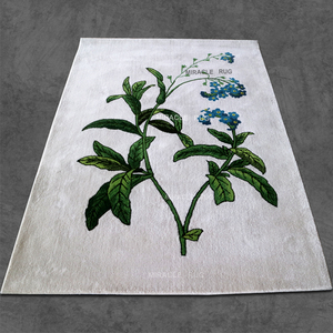 Alfombras de área de granja Sala de estar 8*10 <span class=keywords><strong>Alfombra</strong></span> de color floral <span class=keywords><strong>radiante</strong></span> <span class=keywords><strong>Alfombra</strong></span> de acento hecha a mano de lana <span class=keywords><strong>Alfombra</strong></span> de regalo personalizada - Product Image 1