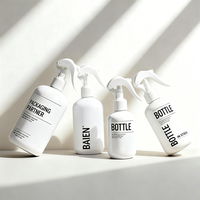 Bouteilles de brouillard pulvérisateur à gâchette en plastique PET personnalisées avec 100ml 200ml 250ml 300ml 500ml 750ml 1000ml pour nettoyant pour cheveux
