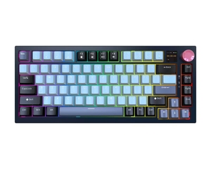JEDEL WKL100 81-Keys RGB Mechanical Gaming Keyboard PBT Material Triple Mode <strong>Color</strong> Multimedia Display Compatible with Computers - Product Image 4