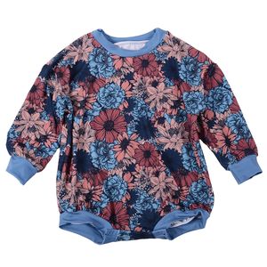 Vente en gros de combinaisons pour bébés unisexes à manches longues avec imprimé citrouille d'Halloween, 100% coton, pour l'été - Product Image 1
