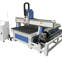 Machine de gravure 3D à cylindre Offre Spéciale, machine de découpe de pierre de pied de table et de chaise en bois